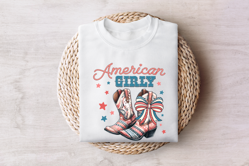 american-girly-png-4th-of-july-coquette-retro-america-designs-western-amp-cowboy-styles-cowgirl-boots-patriotic-sublimation