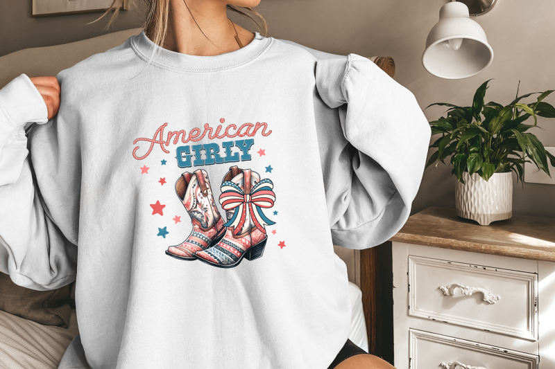 american-girly-png-4th-of-july-coquette-retro-america-designs-western-amp-cowboy-styles-cowgirl-boots-patriotic-sublimation