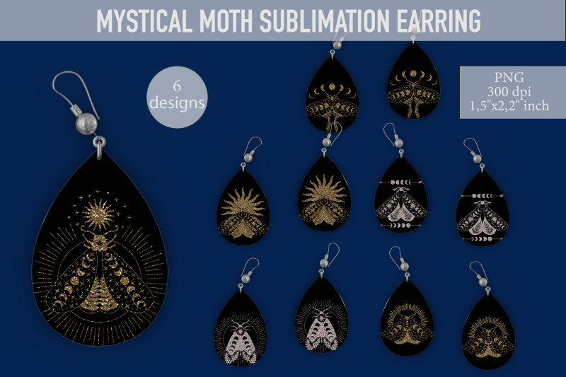 mystical-moth-teardrop-earring-sublimation