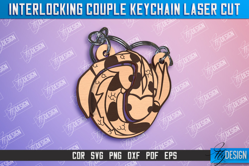 fish-couple-keychain-interlocking-couple-keychain-design-cnc