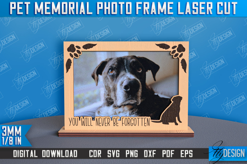 pet-memorial-photo-frame-laser-cut-bundle-design