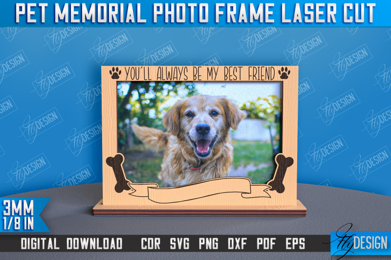 pet-memorial-photo-frame-laser-cut-bundle-design