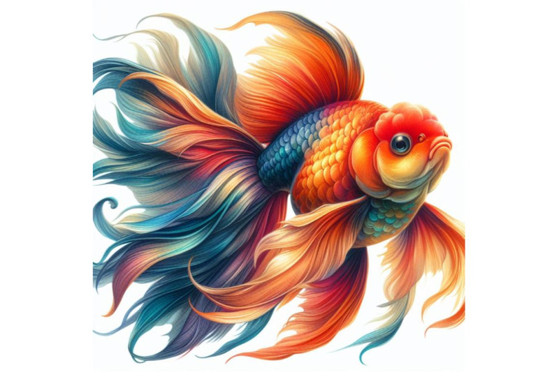 4-watercolor-one-goldfish-isolated-on-a-white-background-colorful-back