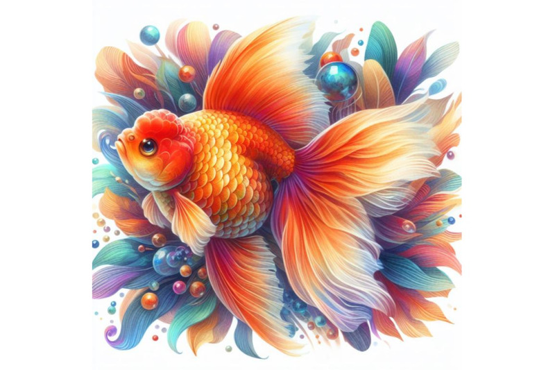 4-watercolor-one-goldfish-isolated-on-a-white-background-colorful-back