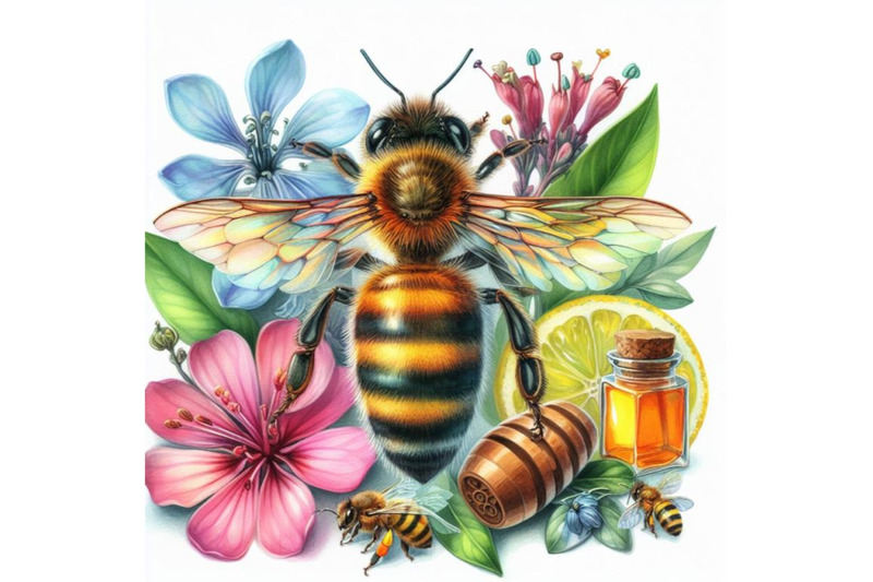 4-watercolor-an-a-cute-bee-isolated-on-white-background-colorful-back