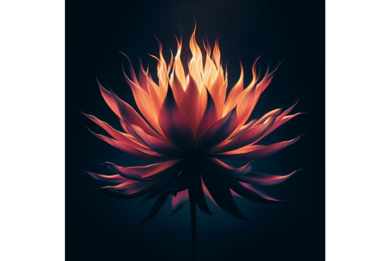 4-silhouette-flower-fire-beautiful-fire-flower-on-black-background-so