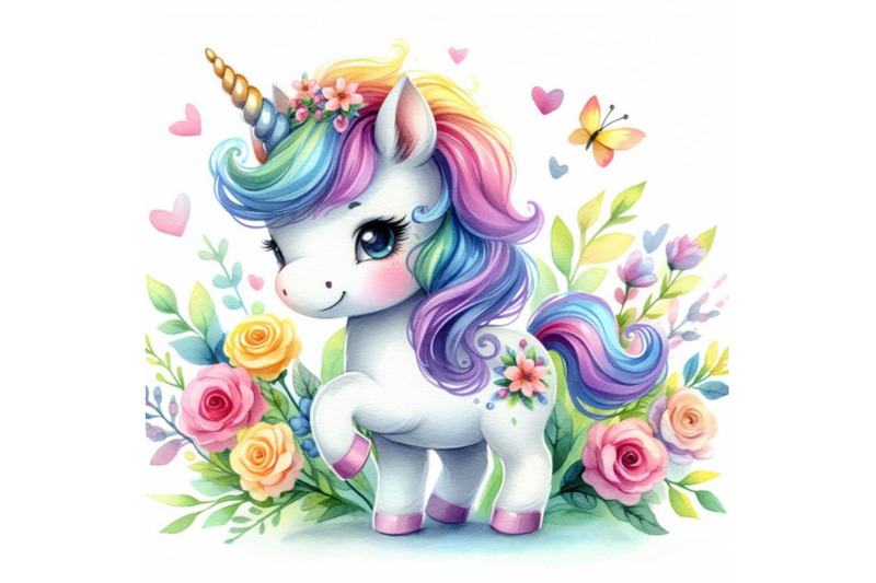 4-watercolor-watercolor-cute-unicorn-colorful-background