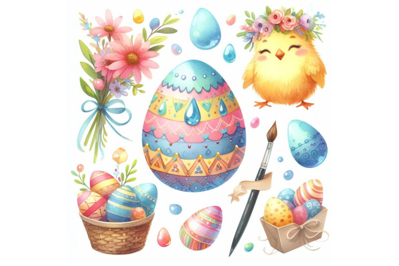 4-watercolor-watercolor-cute-easter-egg-colorful-background