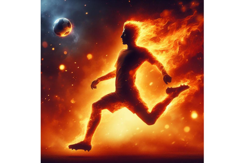 4-silhouette-fire-soccer-player-fiery-football-player-with-a-fire-bal