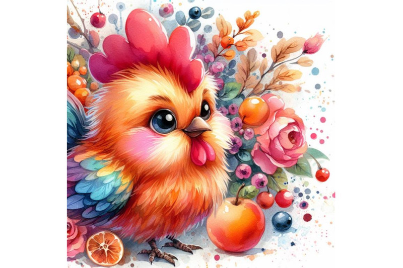 4-watercolor-watercolor-cute-rooster-colorful-background