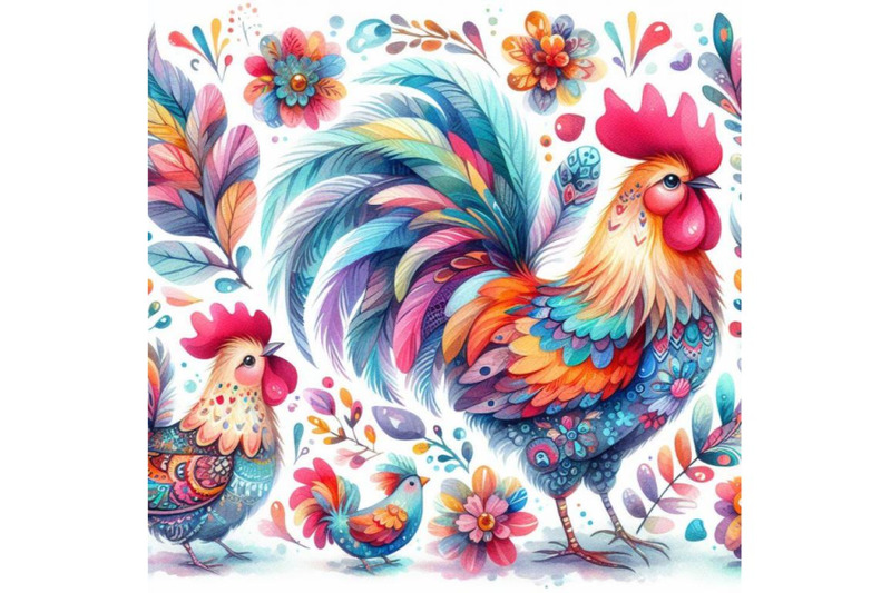 4-watercolor-watercolor-cute-rooster-colorful-background