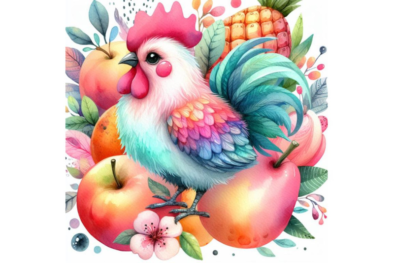 4-watercolor-watercolor-cute-rooster-colorful-background