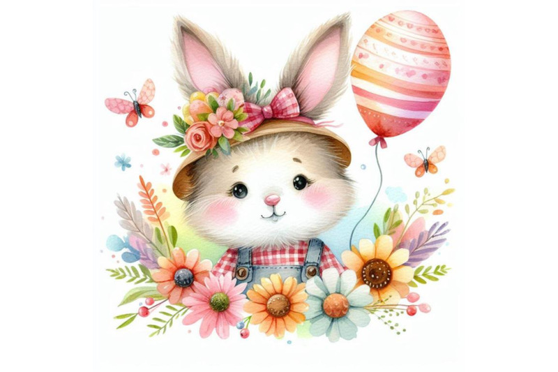 4-watercolor-cute-watercolor-rabbit-colorful-background