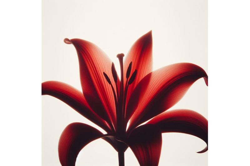 4-silhouette-a-red-lily-in-extreme-close-up-over-white-background-soft