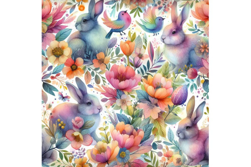 4-watercolor-abstract-spring-bunny-pattern-colorful-background