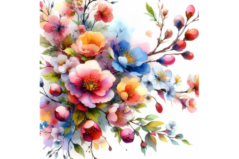 4-watercolor-springtime-colorful-flower-colorful-background