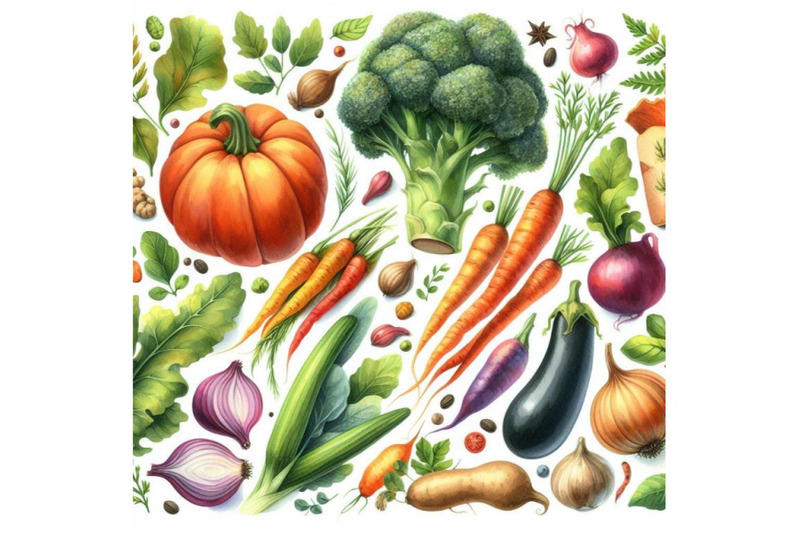 4-watercolor-watercolor-seasonal-vegetables-and-leaves-isolate-on-whit