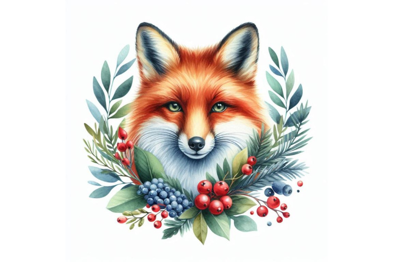 4-watercolor-watercolor-fox-isolate-on-white-background-colorful-backg