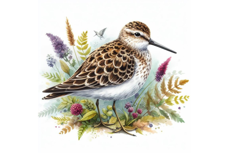 4-watercolor-sandpiper-water-bird-watercolor-isolate-on-white-backgro