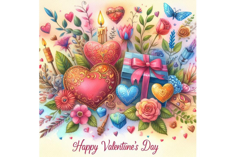 4-watercolor-a-very-happy-valentines-day-colorful-background