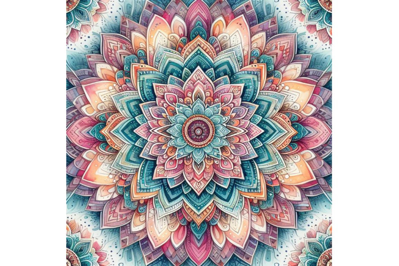 4-watercolor-mandala-boho-hand-drawn-seamless-pattern-colorful-backgr