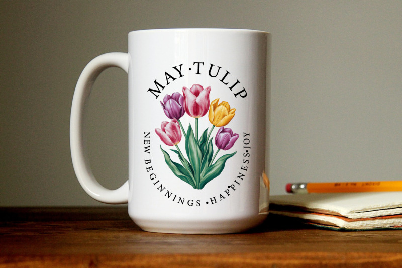 may-tulip-birth-month-flower-sublimation-png