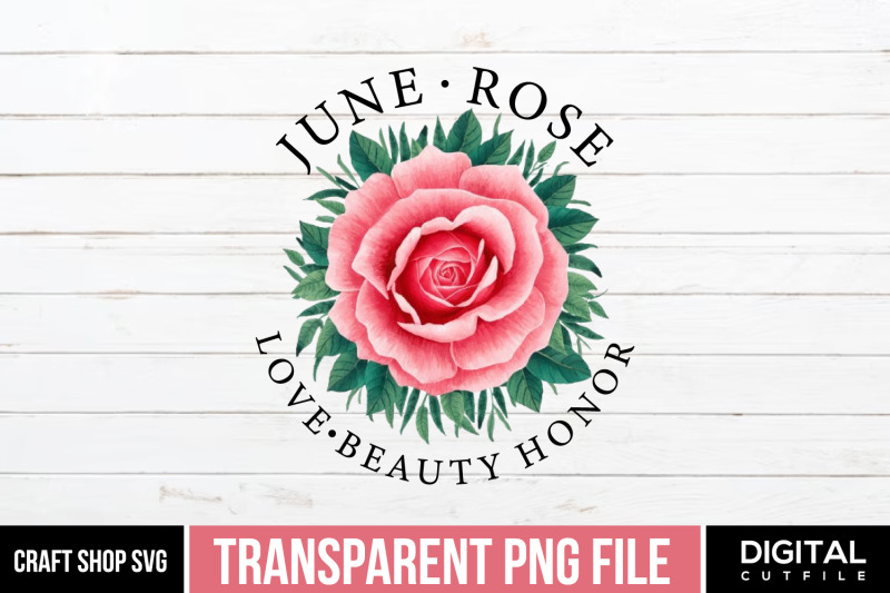 june-rose-birth-month-flower-png
