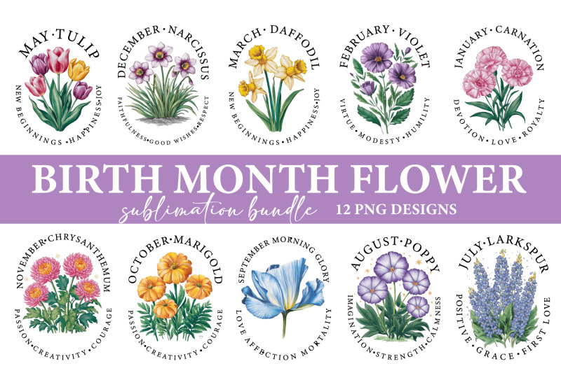 birth-month-flowers-sublimation-bundle-birth-month-flowers-bundle-png