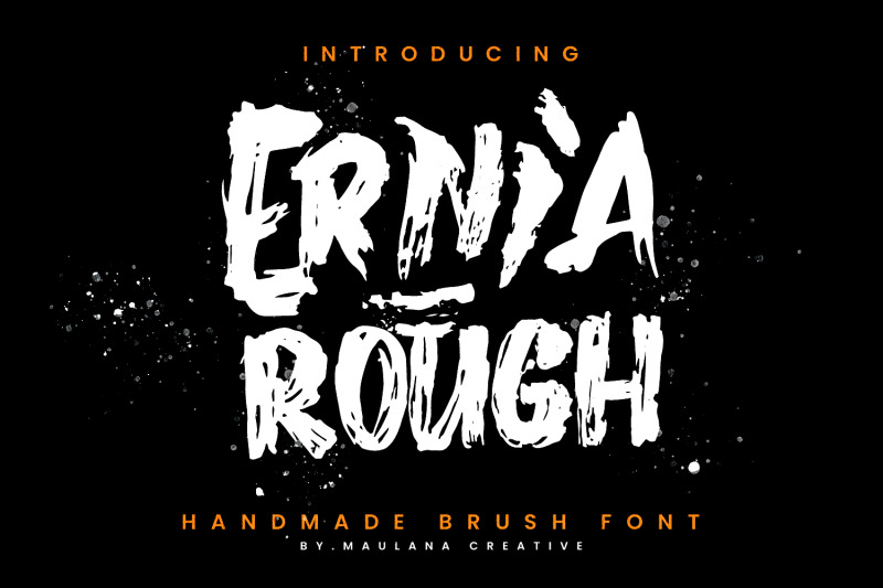 ernia-rough-handmade-brush-font