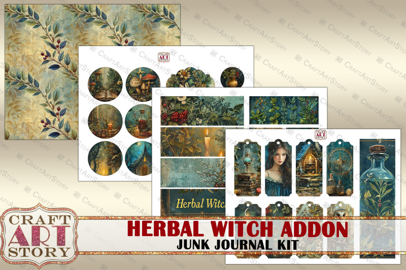 vintage-herbal-witch-junk-journal-pages-addon