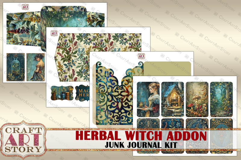 vintage-herbal-witch-junk-journal-pages-addon