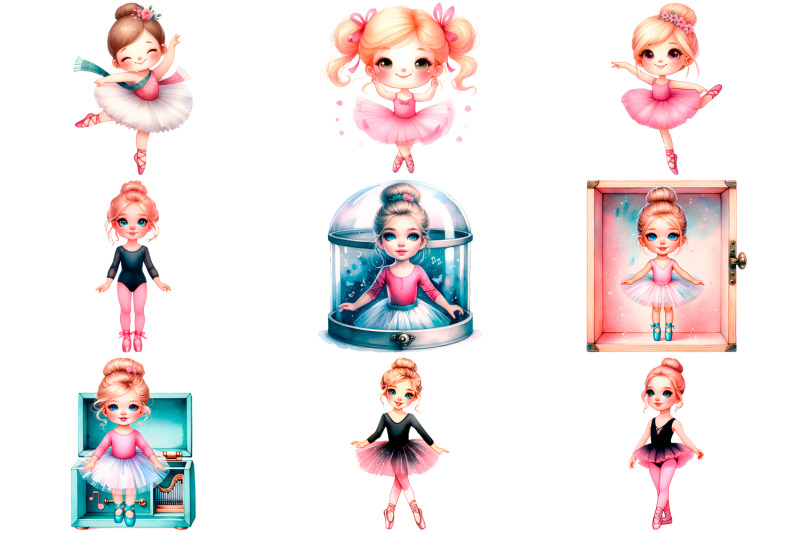 ballerina-princess-sublimation-ballet-bundle-clipart