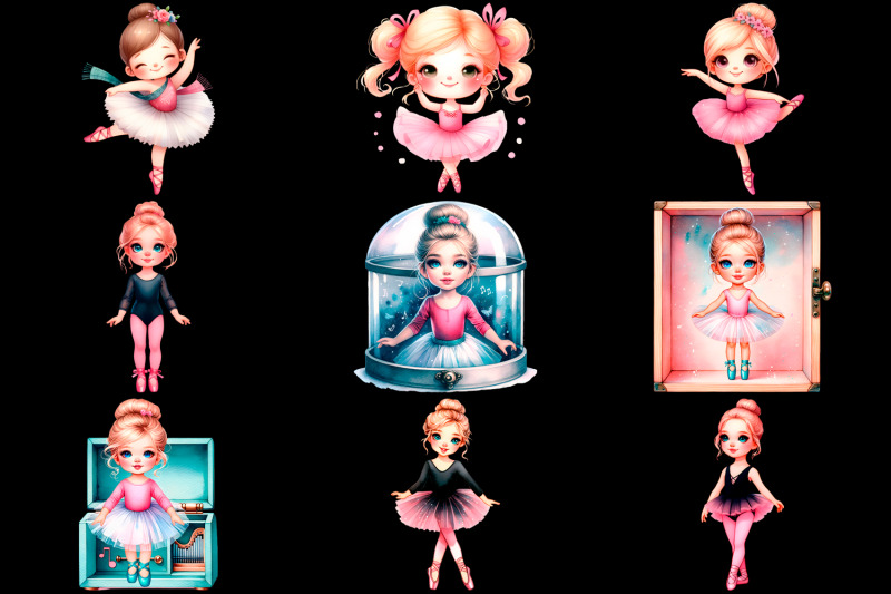 ballerina-princess-sublimation-ballet-bundle-clipart