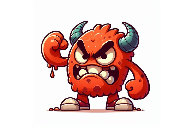 4-a-cartoon-monster-with-an-angry-expression
