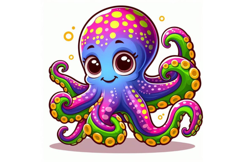 4-a-cartoon-octopus-in-colorful-hues