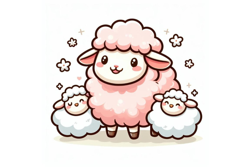 4-sheep-cute-animal-character