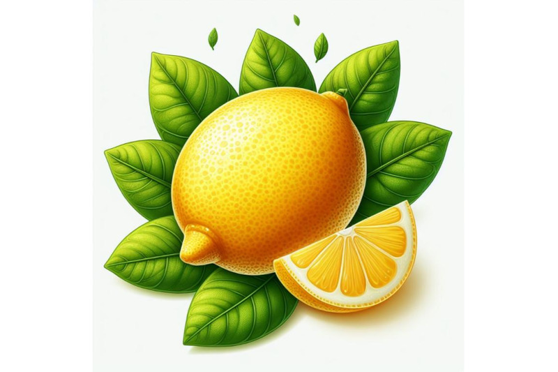 4-fresh-lemon-with-green-leaves