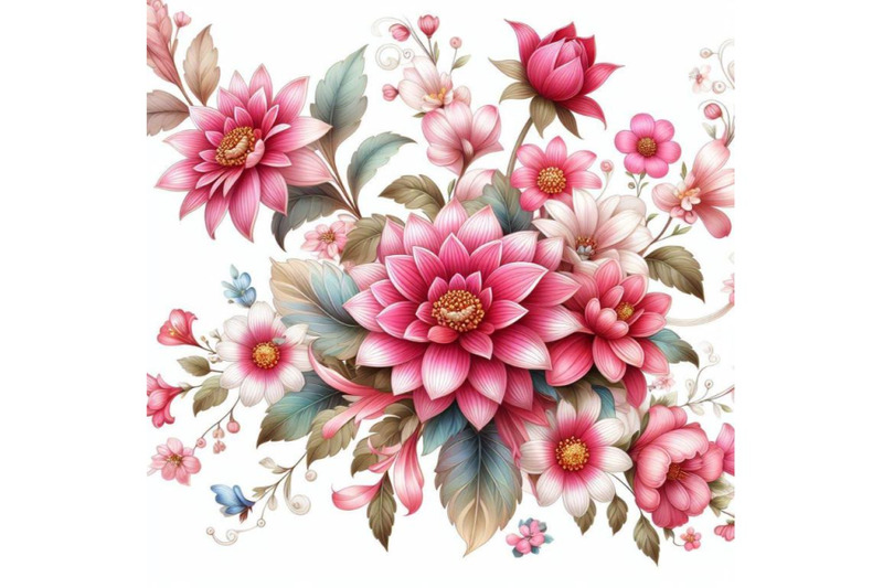 4-beautiful-pink-flower-pattern