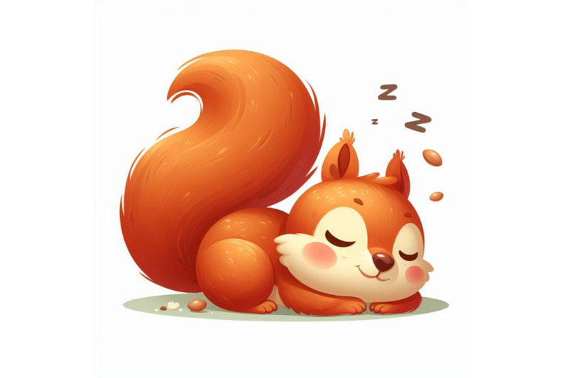 4-cute-little-squirrel-sleeping