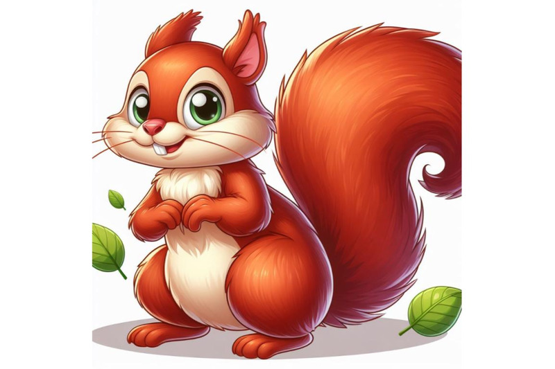 4-cartoon-a-squirrel