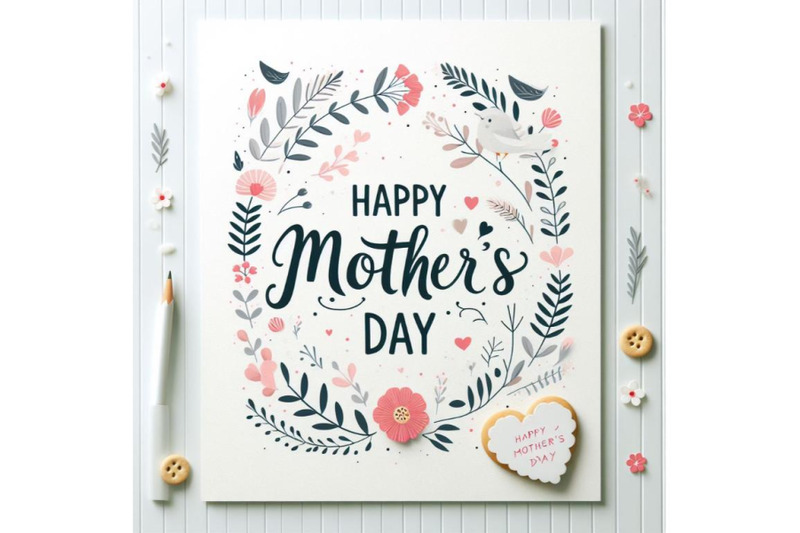 4-stickers-mothers-day-banner-with-hearts-flowers-and-butterflies