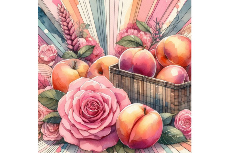 4-watercolor-illustratiwatercolor-illustration-of-abstract-peach-fruit