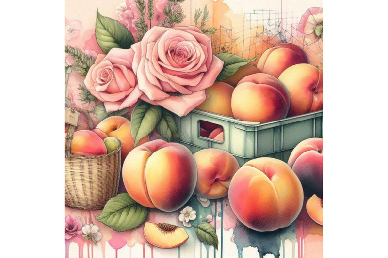 4-watercolor-illustratiwatercolor-illustration-of-abstract-peach-fruit