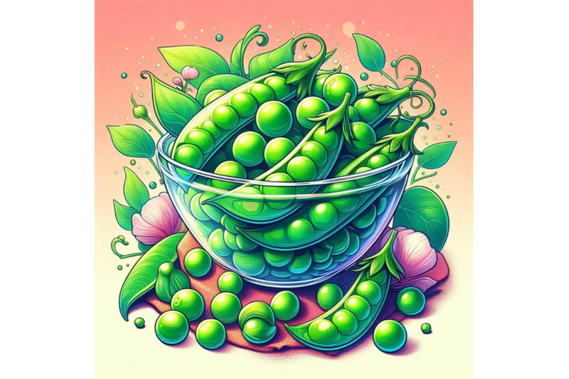 4-fresh-pea-in-glass-bowl