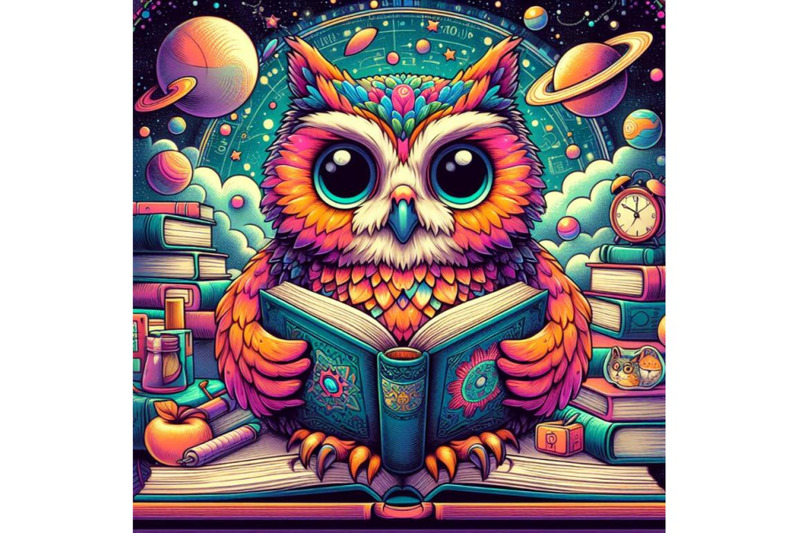 4-wise-owl-reading-book