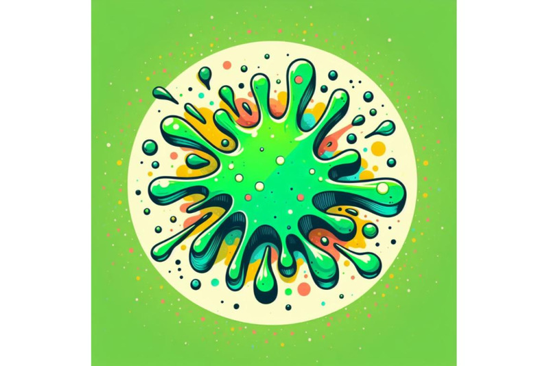 4-a-green-paint-splatter