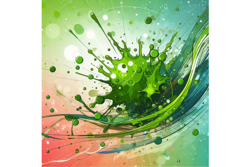 4-a-green-paint-splatter