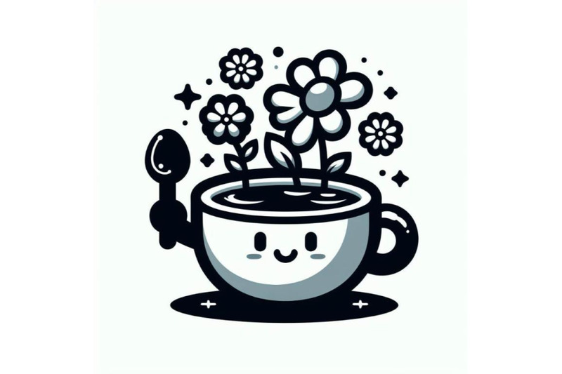 4-cartoon-character-cup-with-flower