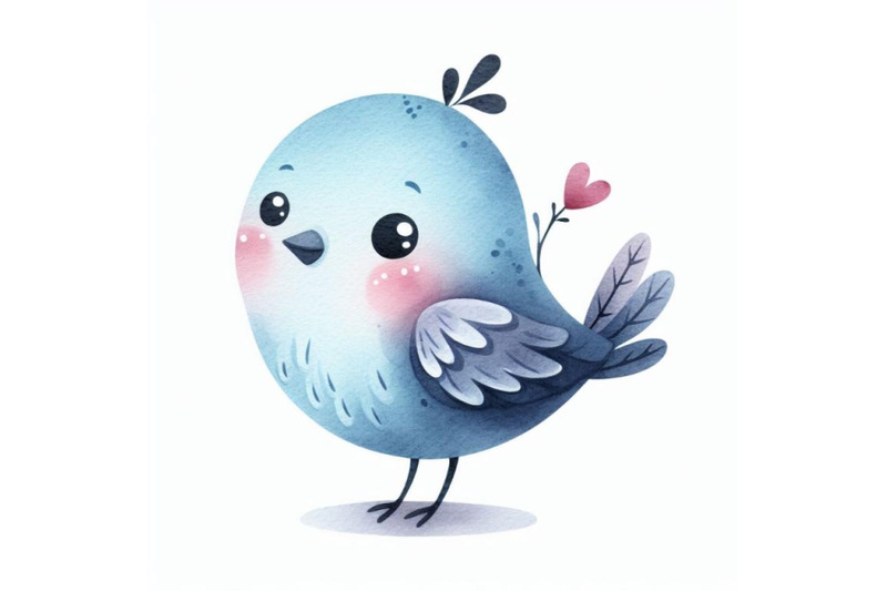 4-cute-bird-watercolor-vector-illustration-on-white-background