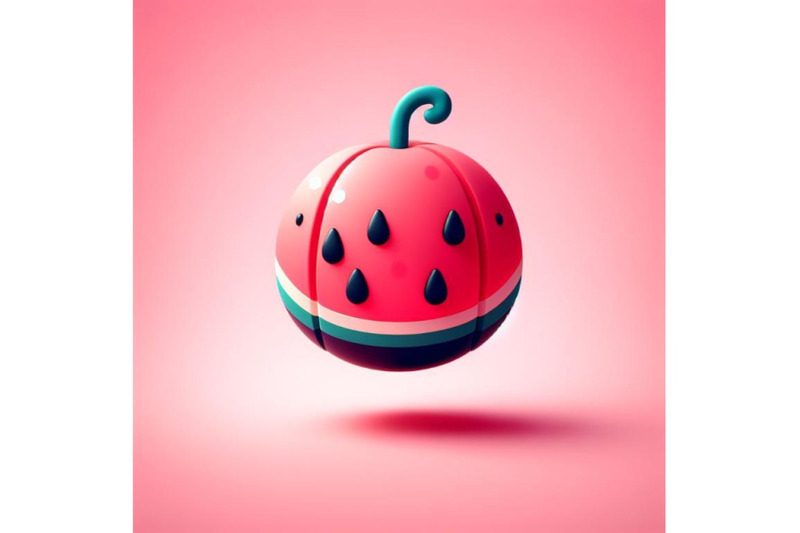 4-watermelon-pink-background-3d